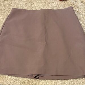 A&F Scarlett Mini Skort - Ultra High Rise - Light Brown